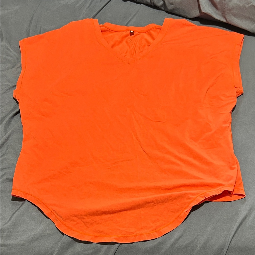 P'tula Bright Orange Short Sleeve Tee